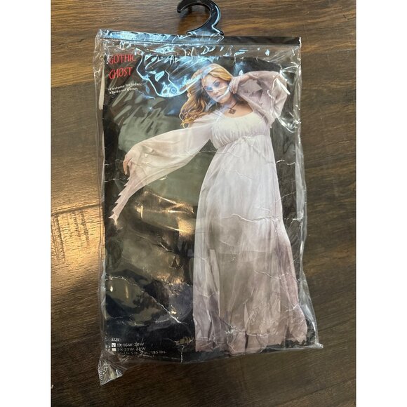 Gothic Ghost Halloween Costume 1X (16W-20W) - Picture 1 of 8